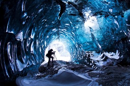 Icecave in Svinafellsjokull